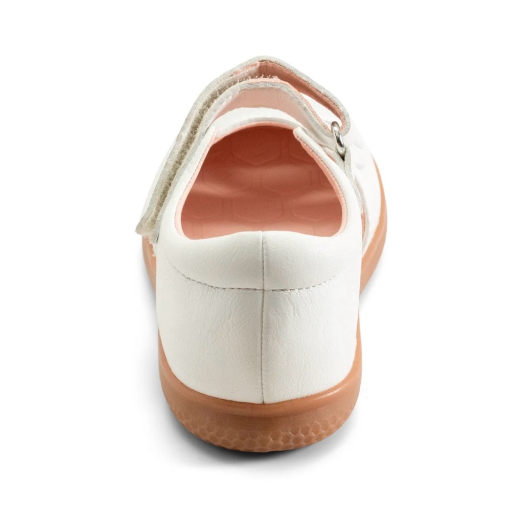 Livie and Luca White Petal Dew Drop Mary Jane Size 10 - Picture 4 of 5